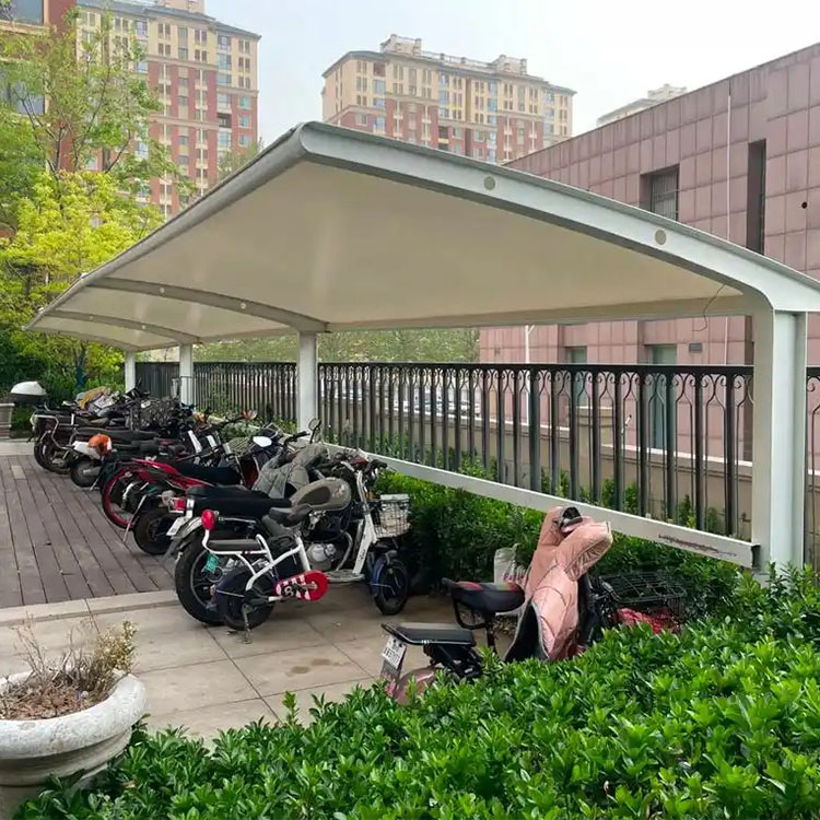 天津膜结构电动车棚